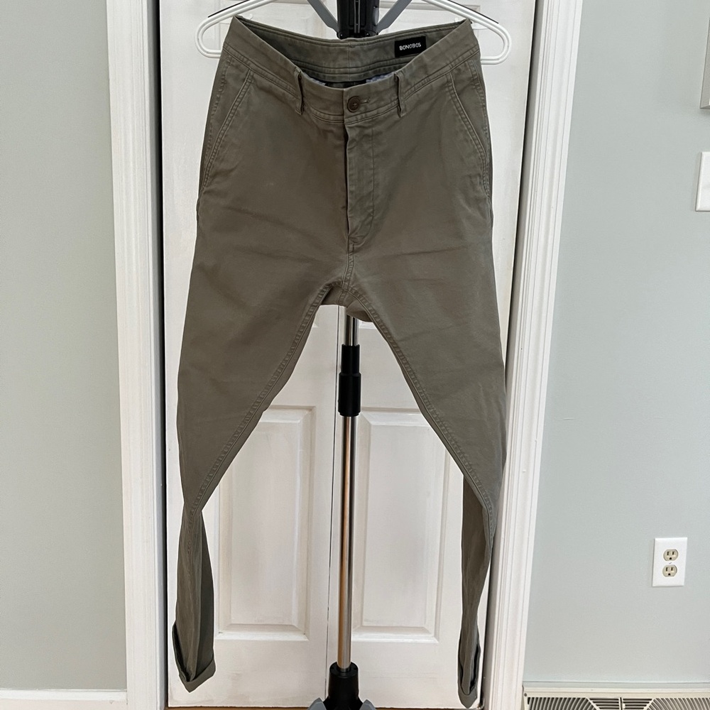 Bonobos Skinny Olive Chino